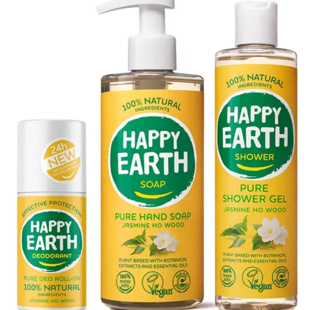 Happy Earth Natuurlijke Jasmine Ho Wood Voordeelbundel Pakket