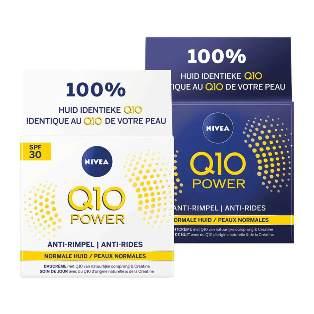 NIVEA Anti-Rimpel Q10plus Dagcreme en Nachtcreme Pakket