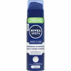 Heren NIVEA Men Scheerschuim Protect & Care Hydraterend 250 ml