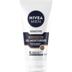 NIVEA Men Sensitive Skin & Stubble Moisturizer Gezichtsgel 50 ml