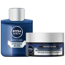 Heren NIVEA Men Verzorging - 1x After Shave Balsem 100 ml - 1x Gezichtscrème 50 ml - Pakket