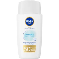NIVEA Sun Invisible Daily Fluid Zonnecrème Gezicht SPF 50+ 40 ml