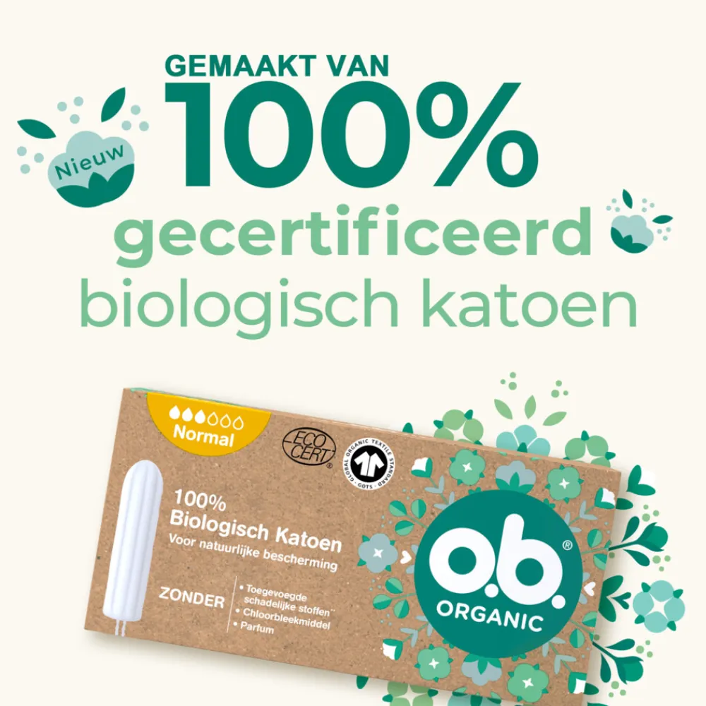 OB Organic Cotton Super 16 stuks