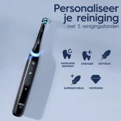 Oral-B Elektrische Tandenborstel iO 5 Duo Zwart & Wit 2 stuks