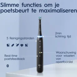Oral-B Elektrische Tandenborstel iO 5 Duo Zwart & Wit 2 stuks