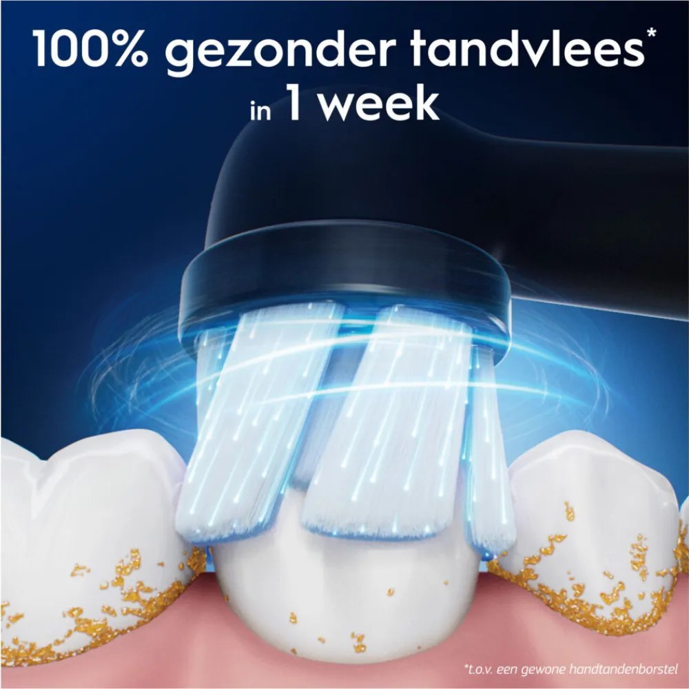 Oral-B Opzetborstels iO Gentle Care Zwart 4 stuks