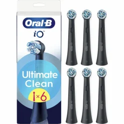 Oral-B Opzetborstels iO Ultimate Clean Zwart 6 stuks