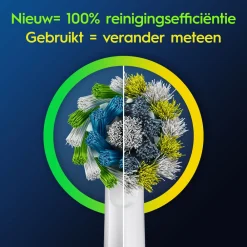 Oral-B Opzetborstels Pro Cross Action Wit 10 stuks
