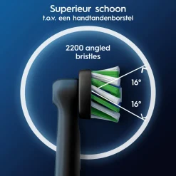 Oral-B Opzetborstels Pro Cross Action Zwart 12 stuks