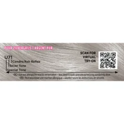 Palette Intensive Oil-Care Color Haarkleuring U71 Puur Zilvergrijs