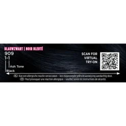 Palette Intensive Oil-Care Color Haarkleuring 909 Blauwzwart