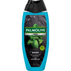 Palmolive Men Sport 3-in-1 douchegel met etherische oliën van munt en cedernaalden 500 ml