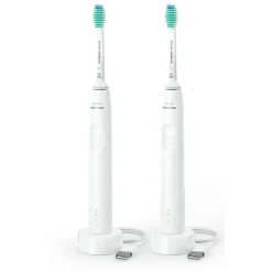 Philips Sonicare Elektrische Tandenborstel Series 3100 Wit Duopack HX3675/13 2 stuks