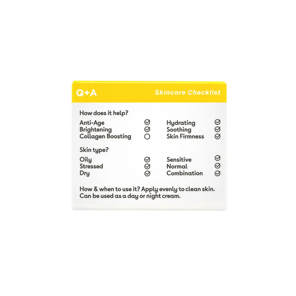 Q+A Ceramide Defence Face Cream 50 gr