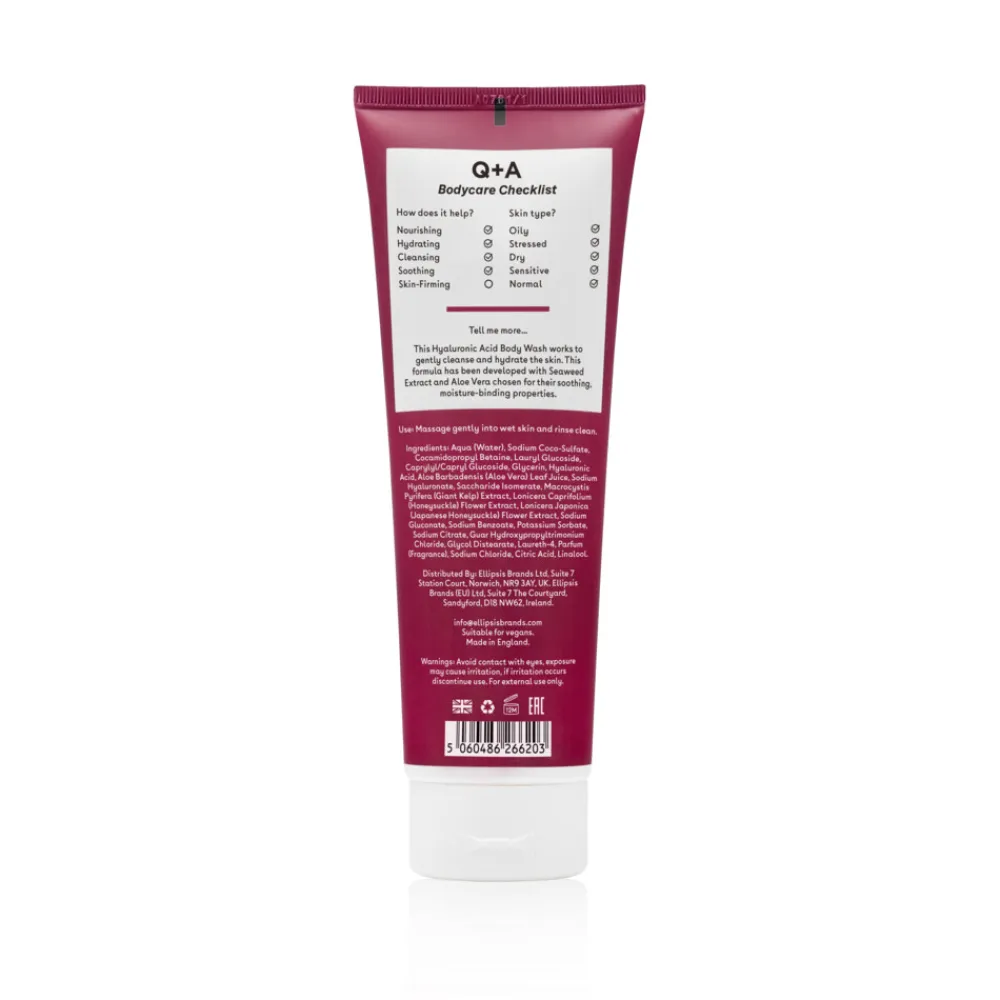 Q+A Hyaluronic Acid Body Wash 250 ml