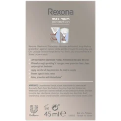 Rexona Deodorant Stick Cream Maximum Protection Clean Scent 45 ml