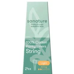 Sanature 100% Katoenen Inlegkruisjes String 24 stuks