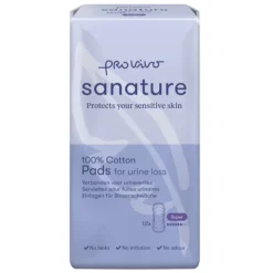 Sanature Pro Vivo 100% Katoen Verbanden voor Urineverlies Mini Plus 14 stuks