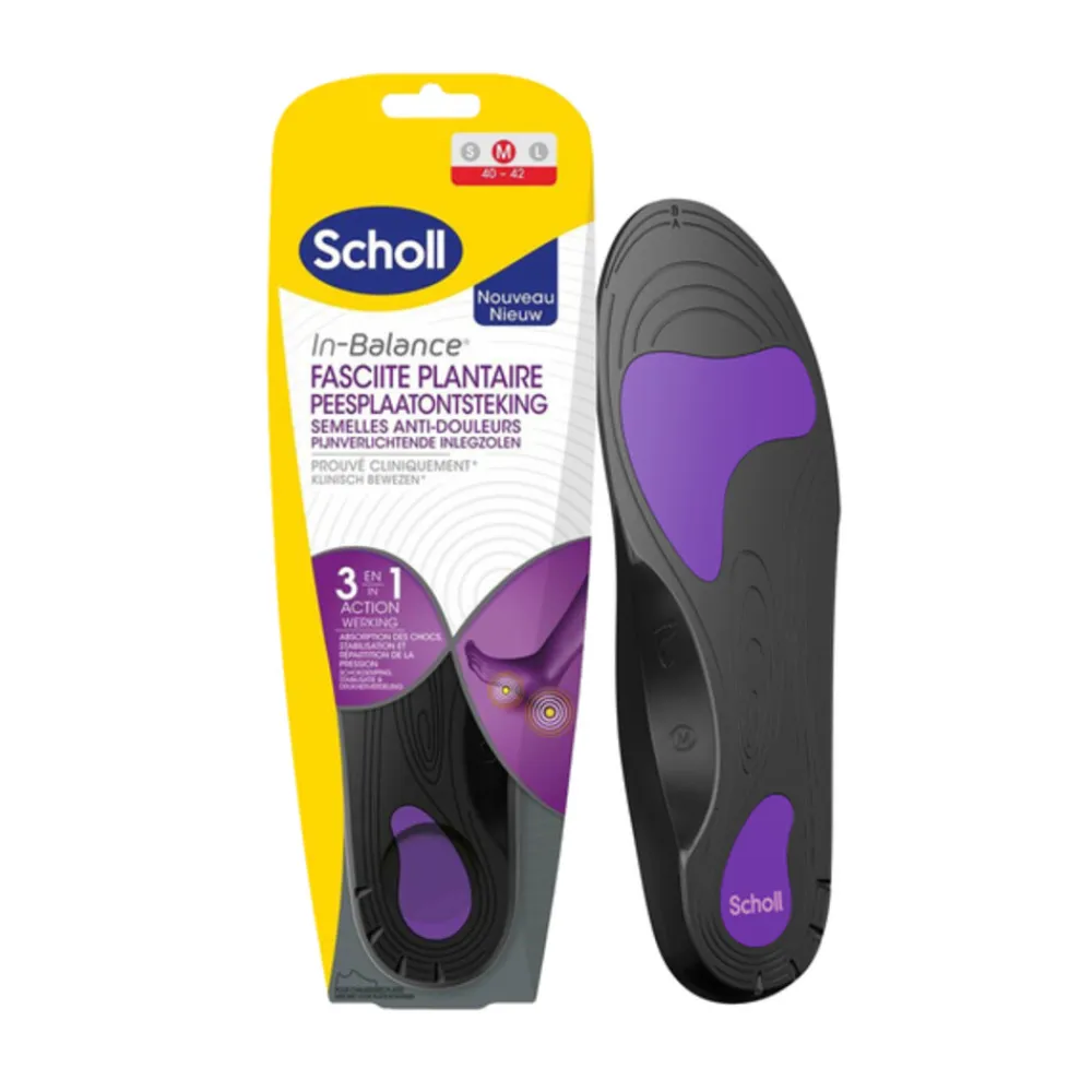 Scholl Balance Inlegzolen Peesplaatontsteking Medium (Maat 40-42)