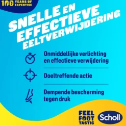 Scholl Eelt Verwijderpleisters 4 stuks