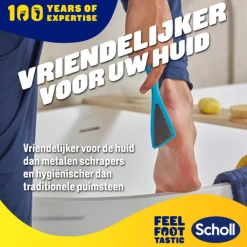 Scholl Velvet Smooth Voetvijl Diamantkristallen Anti-Eelt