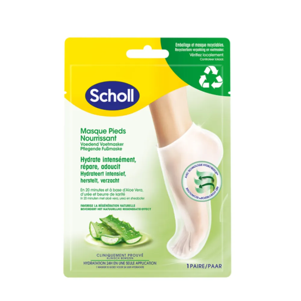 Scholl Voetmasker Expert Care Aloe Vera 1 paar