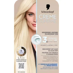 Schwarzkopf Creme Supreme Haarkleuring L1++ 1 set