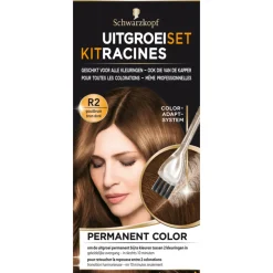 Schwarzkopf Uitgroeiset Haarverf Goudbruin R2 1 set