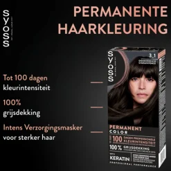 Syoss Baseline Haarverf 3-1 Donkerbruin