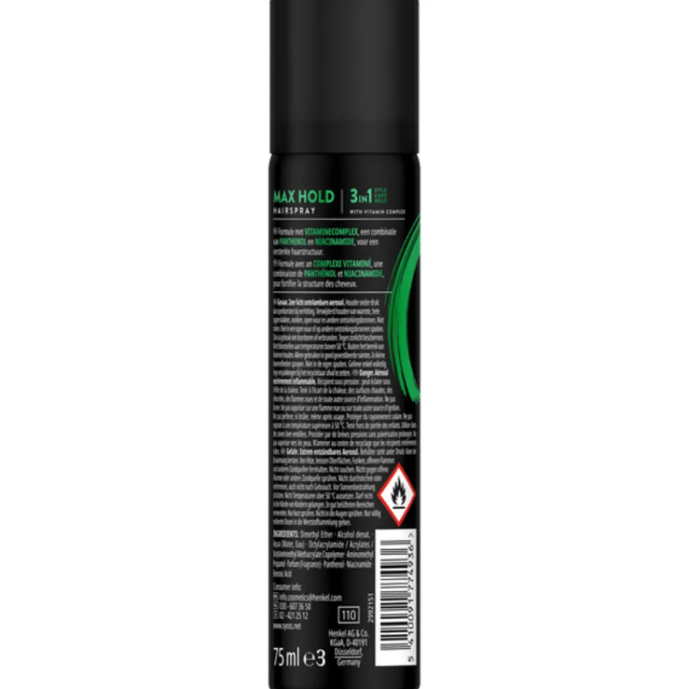 Syoss Max Hold Haarspray 75 ml