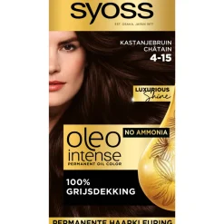 Syoss Oleo Intense Haarverf 4-15 Kastanje Bruin