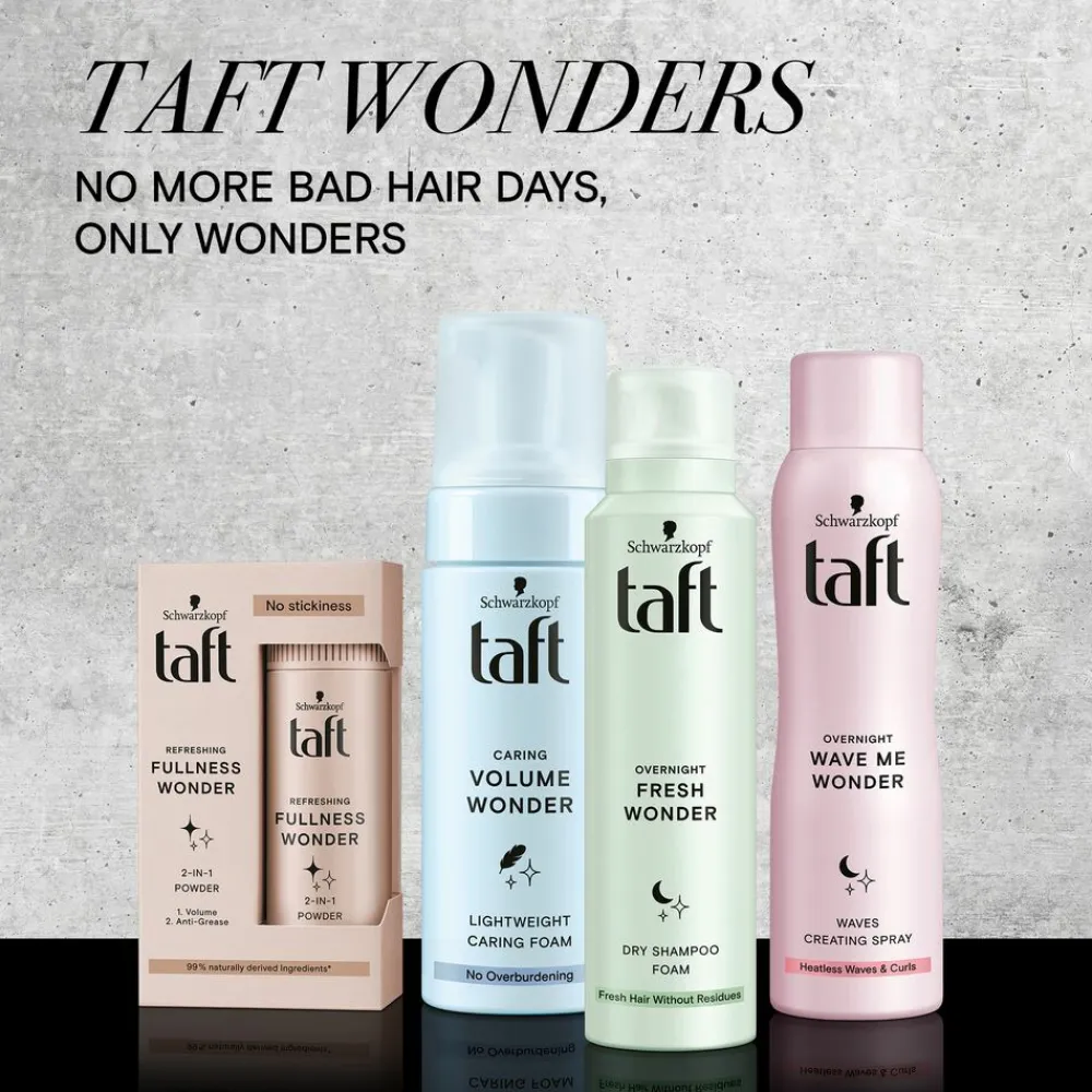 Taft Droogshampoo Overnight Fresh Wonders 150 ml