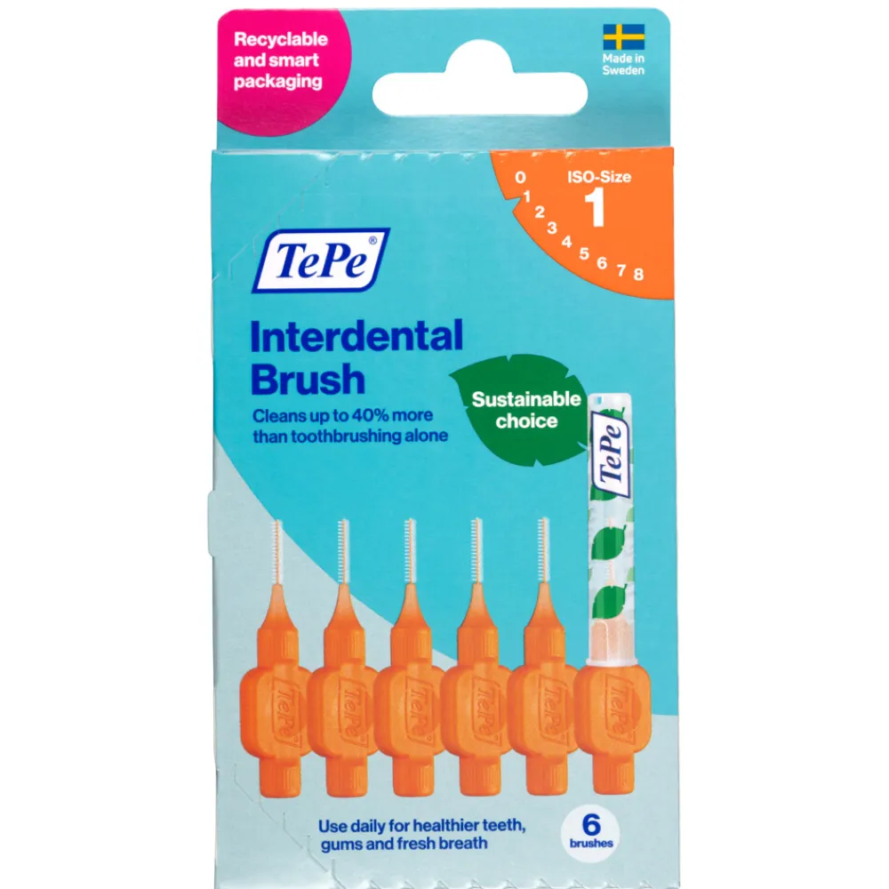 TePe interdentale Ragers original 0,45 mm Oranje 6 stuks