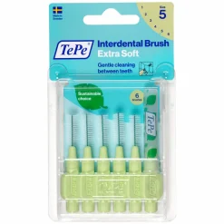TePe Ragers Extra Zacht 0,8 mm Lichtgroen 6 stuks