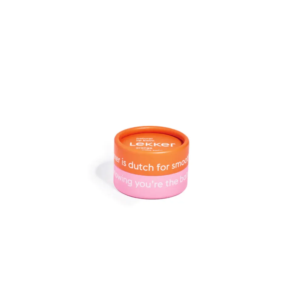 The Lekker Company Lippenbalsem Sinaasappel & Vanille 8 gr