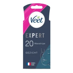 Heren Veet Expert Waxstrips Gezicht Sensitive 20 stuks