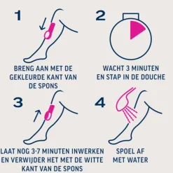 Heren Veet In Shower Ontharingscrème Gevoelige Huid 150 ml