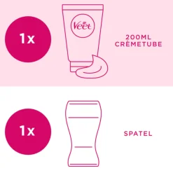 Heren Veet Ontharingscrème Minima Droge huid 200 ml