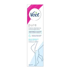 Heren Veet Ontharingscrème Minima Gevoelige Huid 200 ml