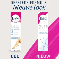 Heren Veet Ontharingscrème Minima Gevoelige Huid 200 ml