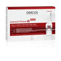 Vichy Dercos Aminexil Clinical 5 Vrouw Anti-Haaruitval Ampullen 21 stuks