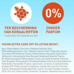 Vision Zonnebrand Crème Extra Care SPF 50 185 ml