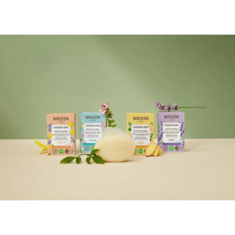 WELEDA Shower Bar Geranium + Litseacubeba 75 gr