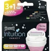 Heren Wilkinson Intuition 2 in 1 Navulmesjes Variety 4 stuks