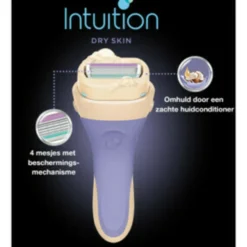 Heren Wilkinson Intuition 2 in 1 Navulmesjes Dry Skin 3 stuks