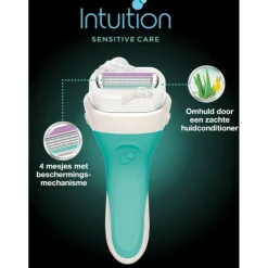 Heren Wilkinson Intuition 2 in 1 Scheermes Sensitive Care 1 set