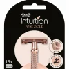 Heren Wilkinson Intuition Navulmesjes Rose Gold Safety Razor 15 stuks