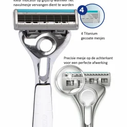Heren Wilkinson Quattro Scheermes Essential 4