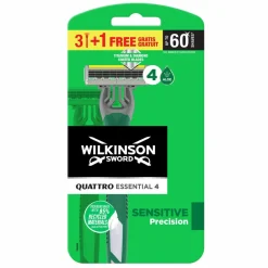 Heren Wilkinson Wegwerpscheermesjes Quattro Essential 4 4 stuks
