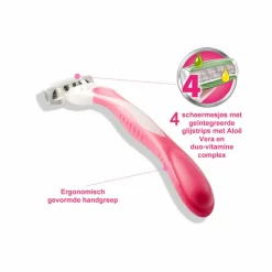 Heren Wilkinson Wegwerpscheermesjes Quattro For Woman 4 stuks